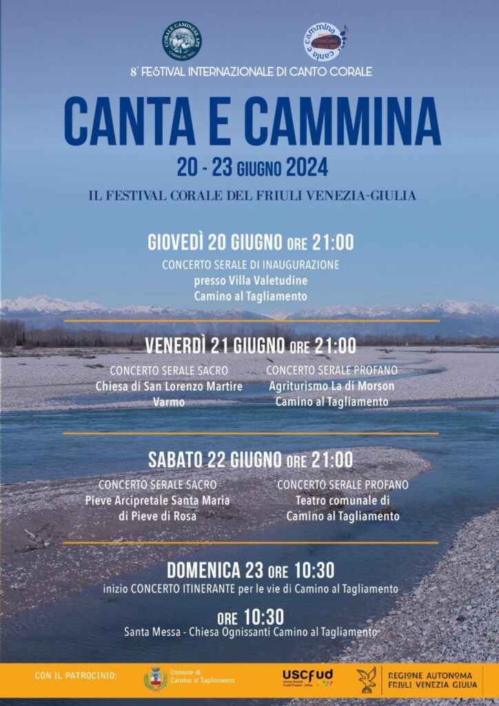 canta e cammina 2024